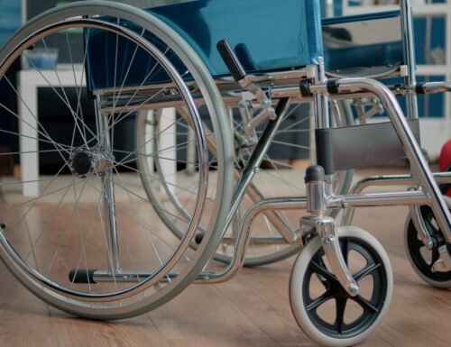wheelchair for physical support